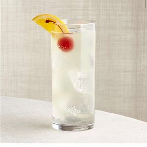 Set of 12 Crate & Barrel Collins Glasses